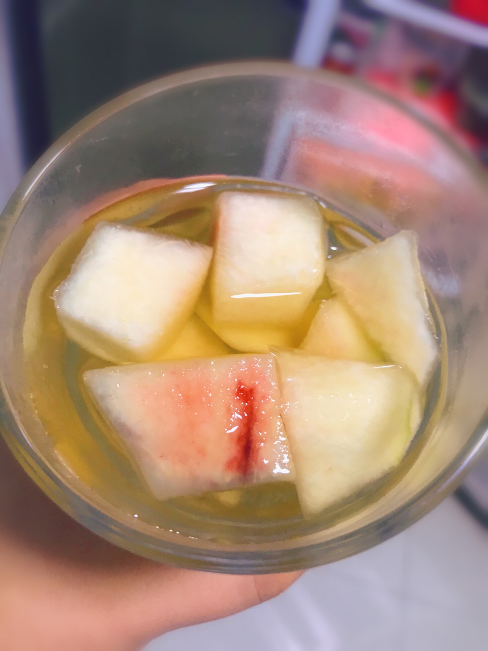 自制白桃乌龙茶哦